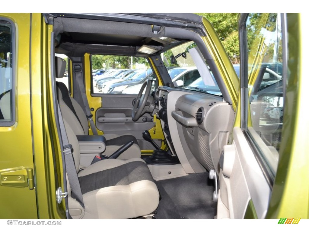 Dark Khaki/Medium Khaki Interior 2007 Jeep Wrangler Unlimited X Photo #68850804