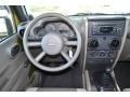 2007 Jeep Wrangler Unlimited Dark Khaki/Medium Khaki Interior Dashboard Photo