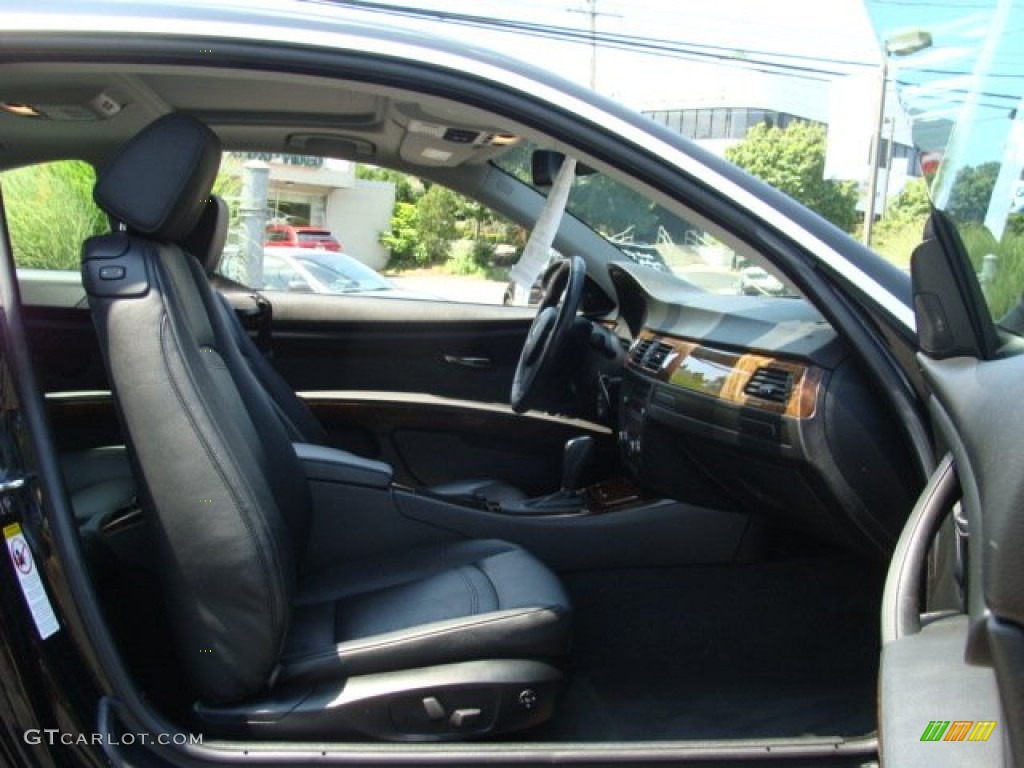 2008 3 Series 335xi Coupe - Jet Black / Black photo #8