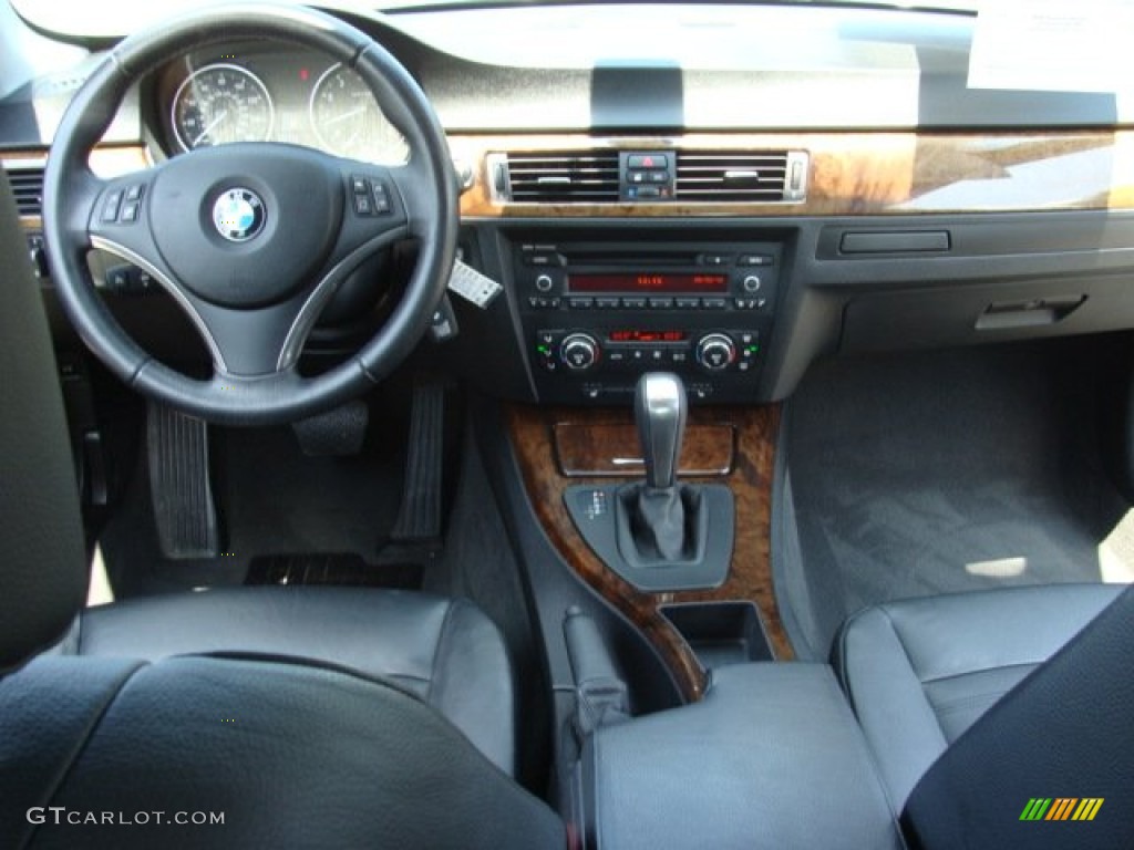 2008 3 Series 335xi Coupe - Jet Black / Black photo #9