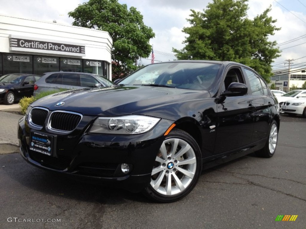 2011 3 Series 328i xDrive Sedan - Jet Black / Black photo #1