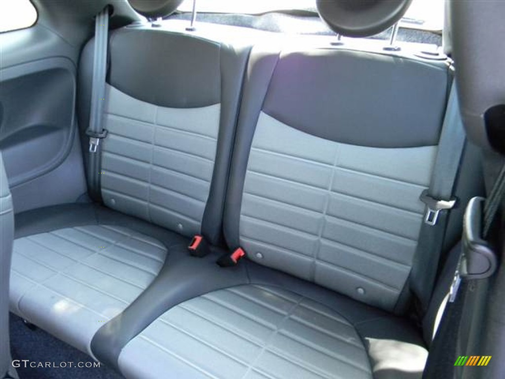 2012 Fiat 500 Sport Rear Seat Photo #68851905