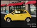 2012 Giallo (Yellow) Fiat 500 c cabrio Pop  photo #2