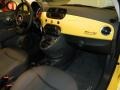 2012 Giallo (Yellow) Fiat 500 c cabrio Pop  photo #7
