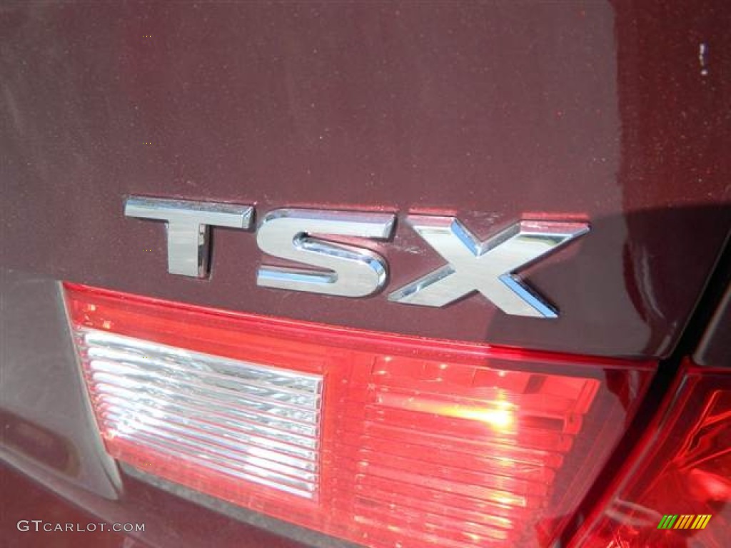 2009 TSX Sedan - Basque Red Pearl / Parchment photo #6