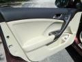 Parchment 2009 Acura TSX Sedan Door Panel