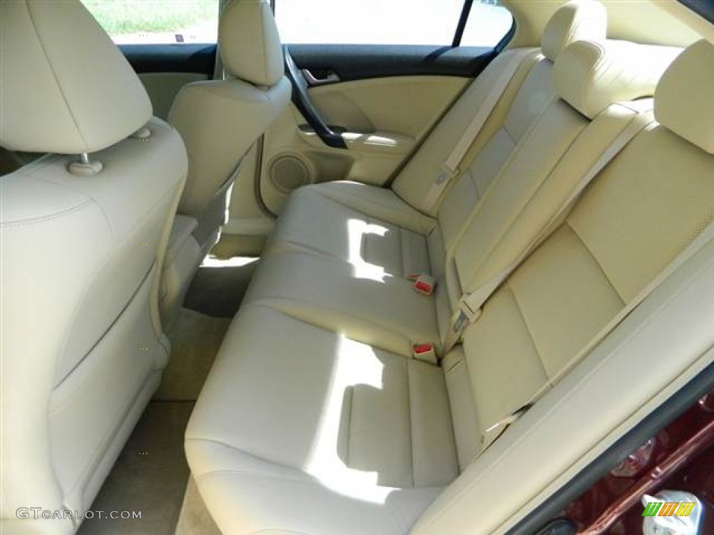 2009 Acura TSX Sedan Rear Seat Photos