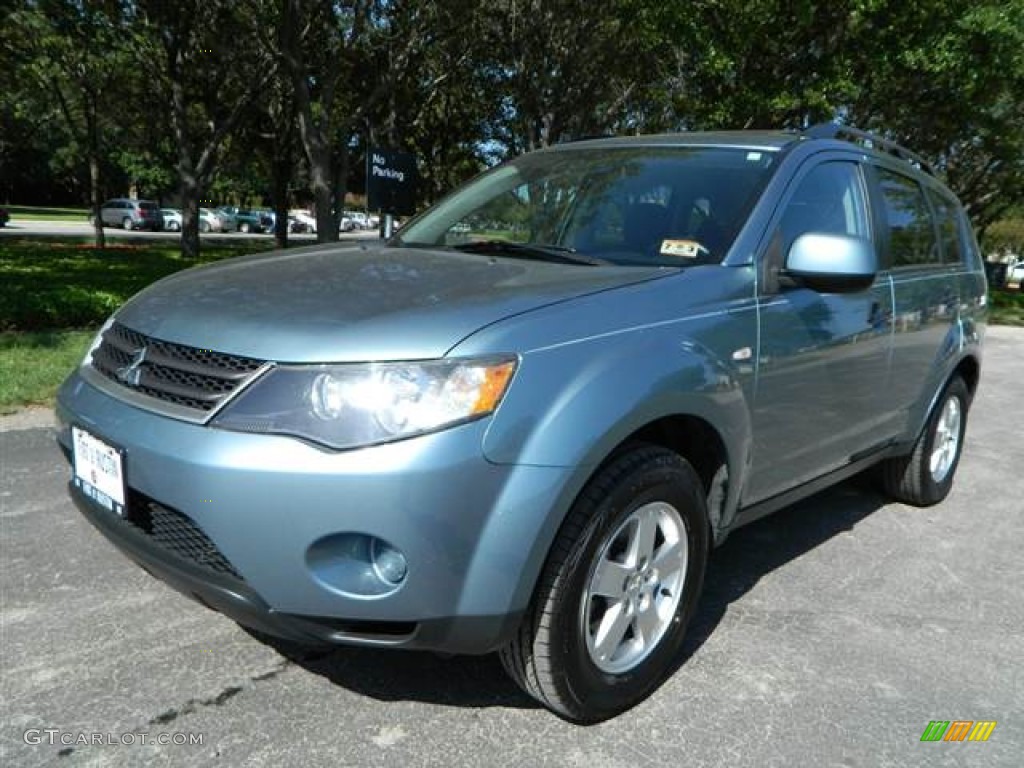 Aqua Metallic 2007 Mitsubishi Outlander LS Exterior Photo #68852703