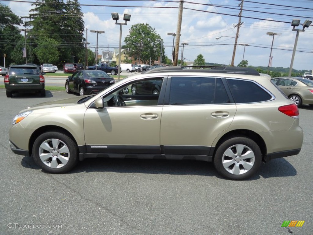 Harvest Gold Metallic 2010 Subaru Outback 2.5i Premium Wagon Exterior Photo #68852813
