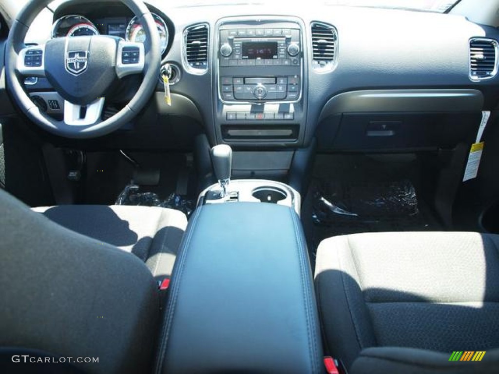 2013 Dodge Durango SXT AWD Black Dashboard Photo #68853731