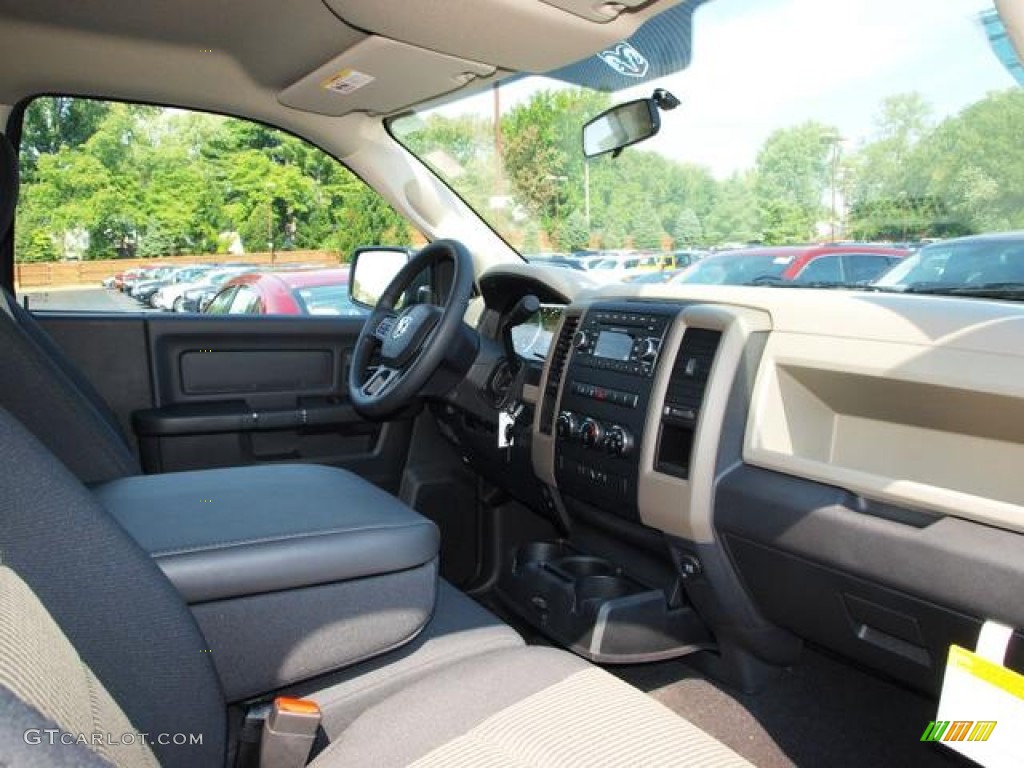 2012 Ram 1500 ST Regular Cab - Bright White / Dark Slate Gray/Medium Graystone photo #4