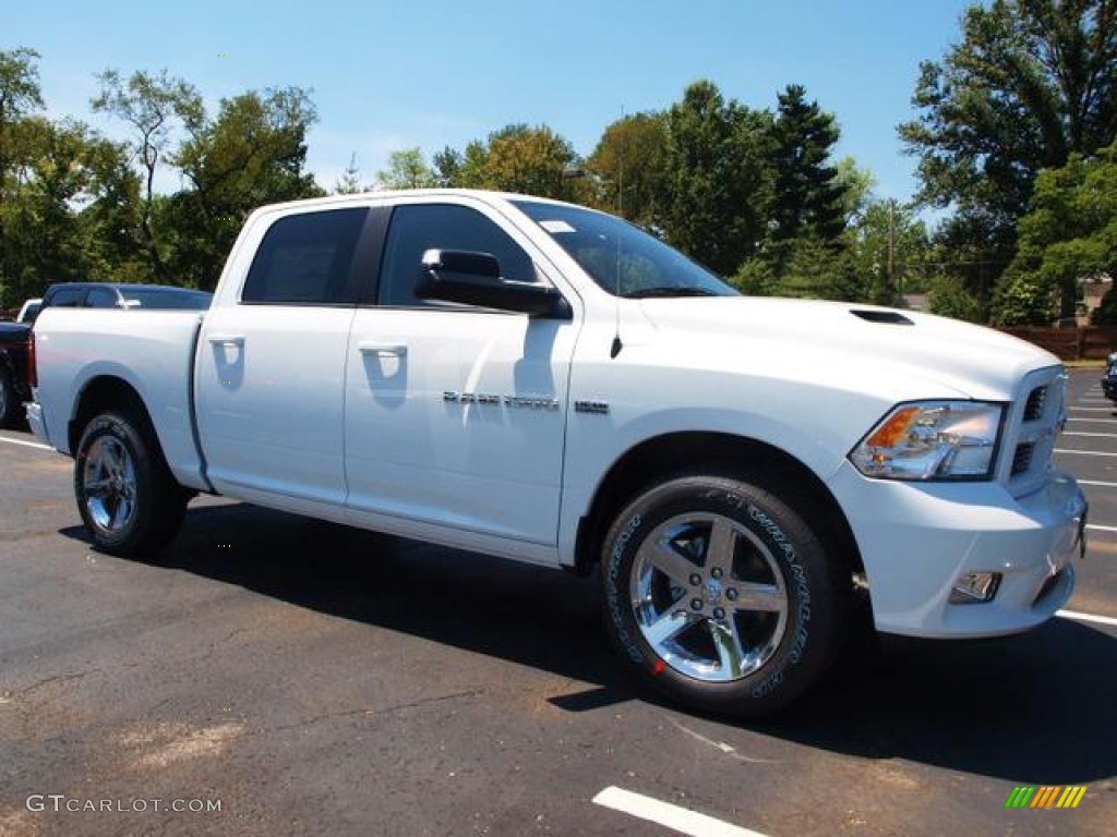 Bright White 2012 Dodge Ram 1500 Sport Crew Cab 4x4 Exterior Photo #68854551