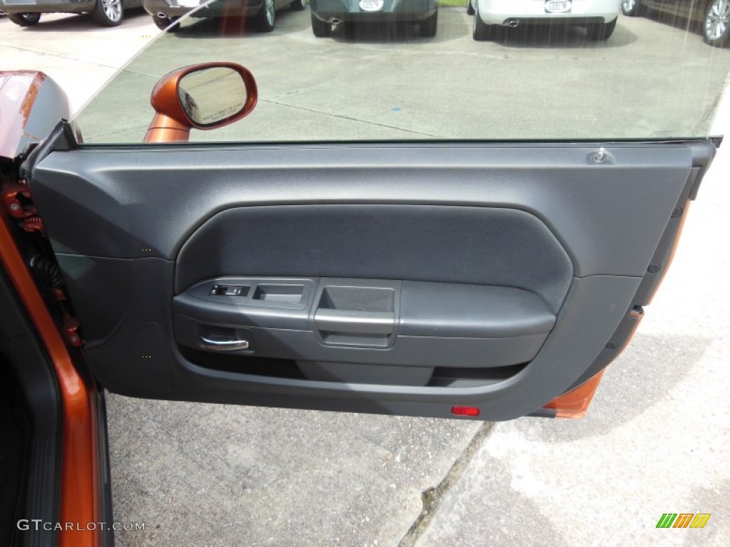 2011 Dodge Challenger R/T Dark Slate Gray Door Panel Photo #68855367