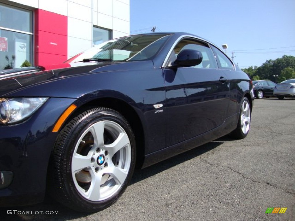 2010 3 Series 328i xDrive Coupe - Monaco Blue Metallic / Cream Beige photo #2