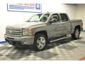 2012 Graystone Metallic Chevrolet Silverado 1500 LTZ Crew Cab 4x4  photo #1