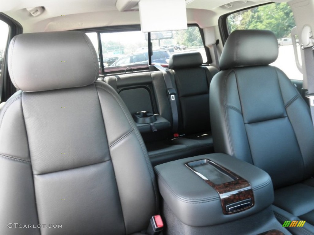 Ebony Interior 2013 GMC Sierra 2500HD Denali Crew Cab 4x4 Photo #68856492