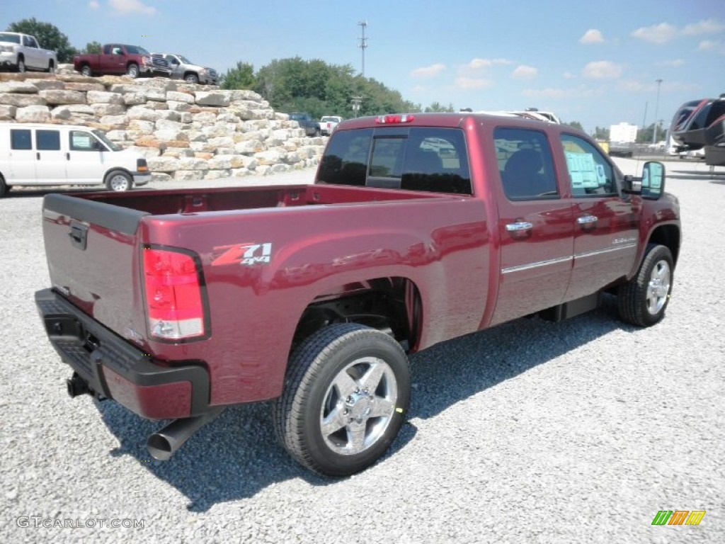 Sonoma Red Metallic 2013 GMC Sierra 2500HD Denali Crew Cab 4x4 Exterior Photo #68856504