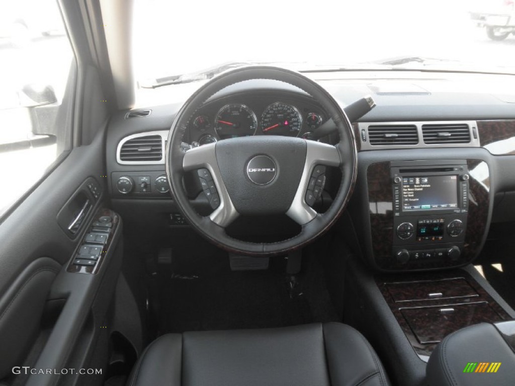 2013 GMC Sierra 3500HD Denali Crew Cab 4x4 Dually Ebony Dashboard Photo #68856615