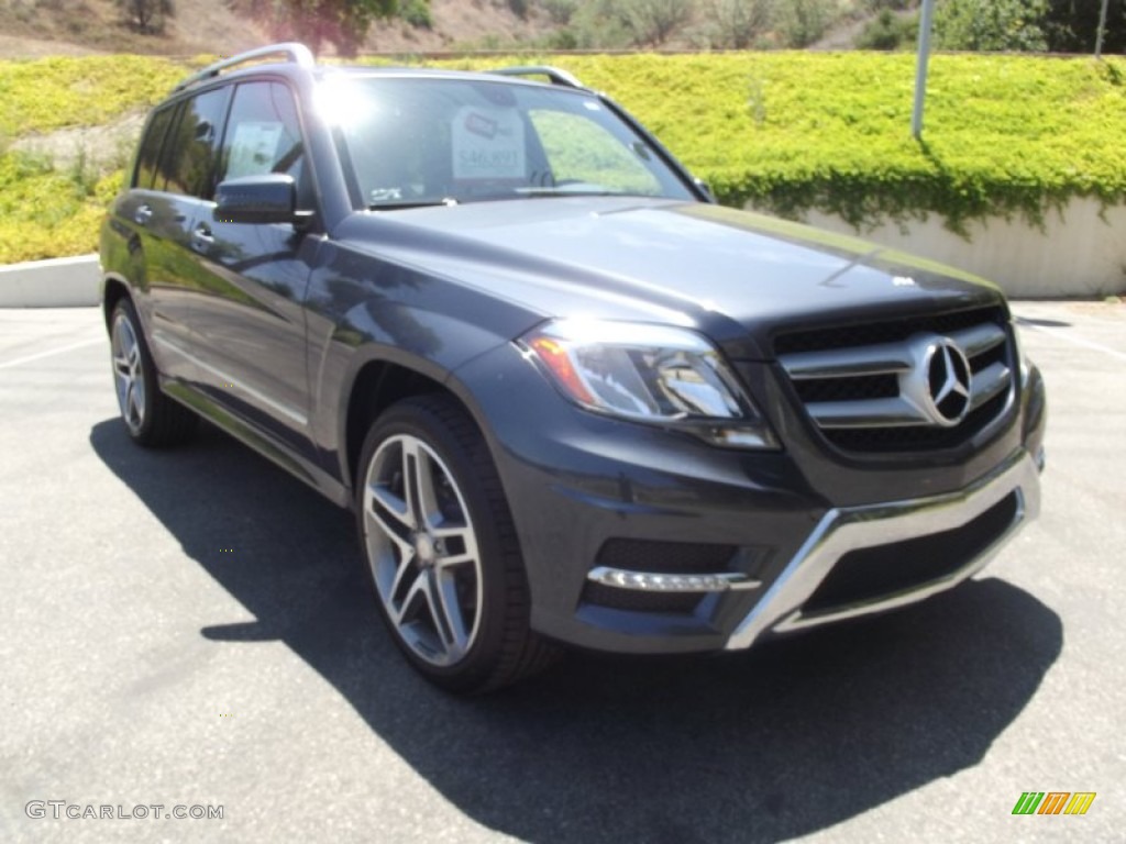 2013 GLK 350 - Steel Grey Metallic / Black photo #1