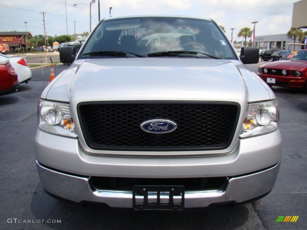 2005 F150 XLT SuperCab - Silver Metallic / Medium Flint Grey photo #3
