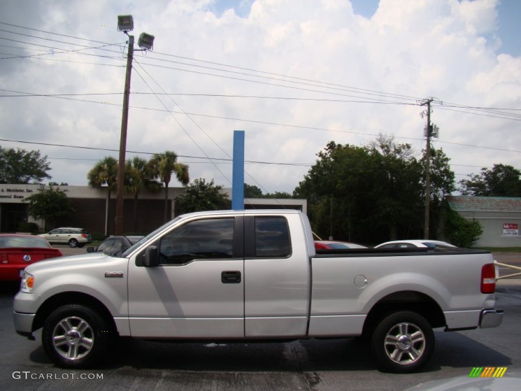 2005 F150 XLT SuperCab - Silver Metallic / Medium Flint Grey photo #5