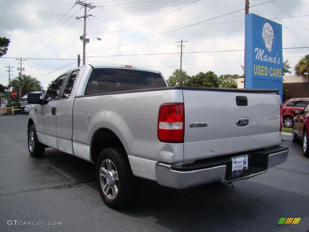 2005 F150 XLT SuperCab - Silver Metallic / Medium Flint Grey photo #6