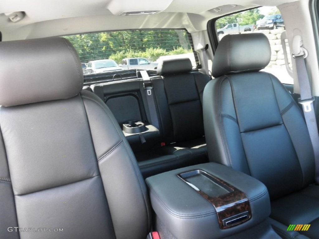 Ebony Interior 2013 GMC Sierra 2500HD Denali Crew Cab 4x4 Photo #68857099
