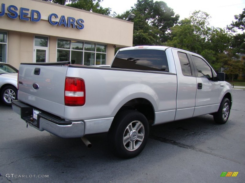 2005 F150 XLT SuperCab - Silver Metallic / Medium Flint Grey photo #8