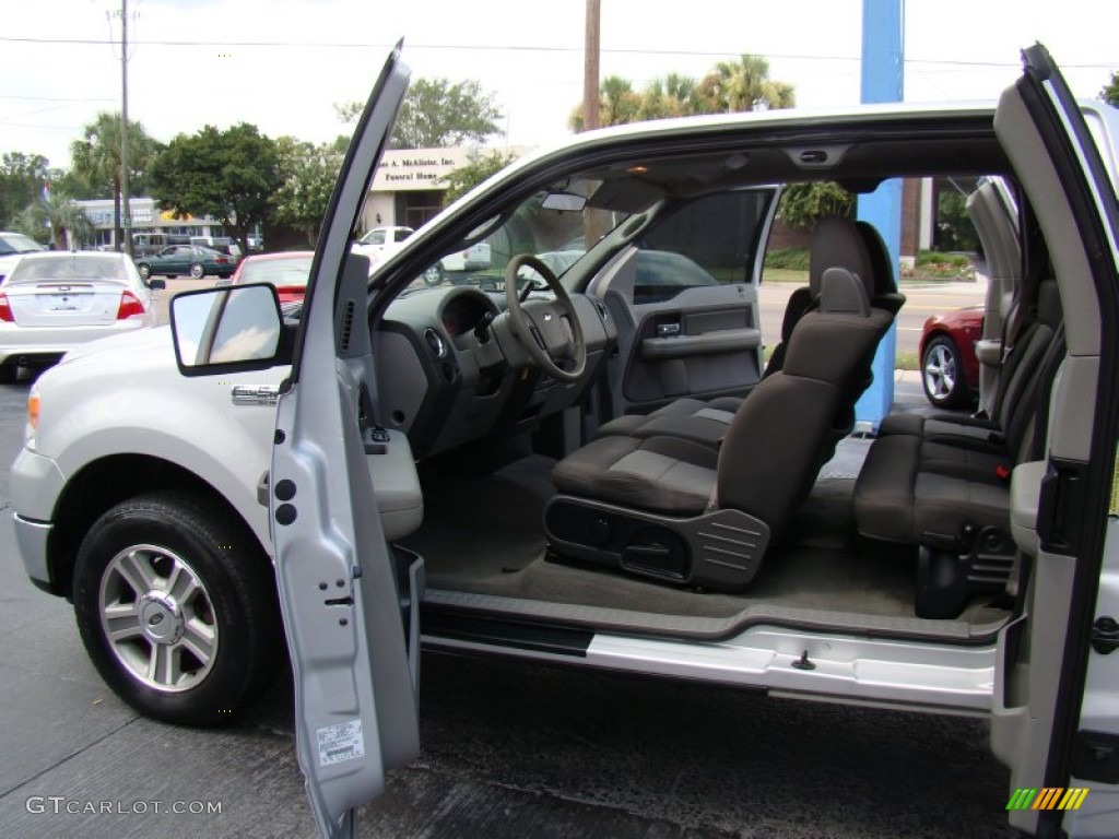2005 F150 XLT SuperCab - Silver Metallic / Medium Flint Grey photo #10
