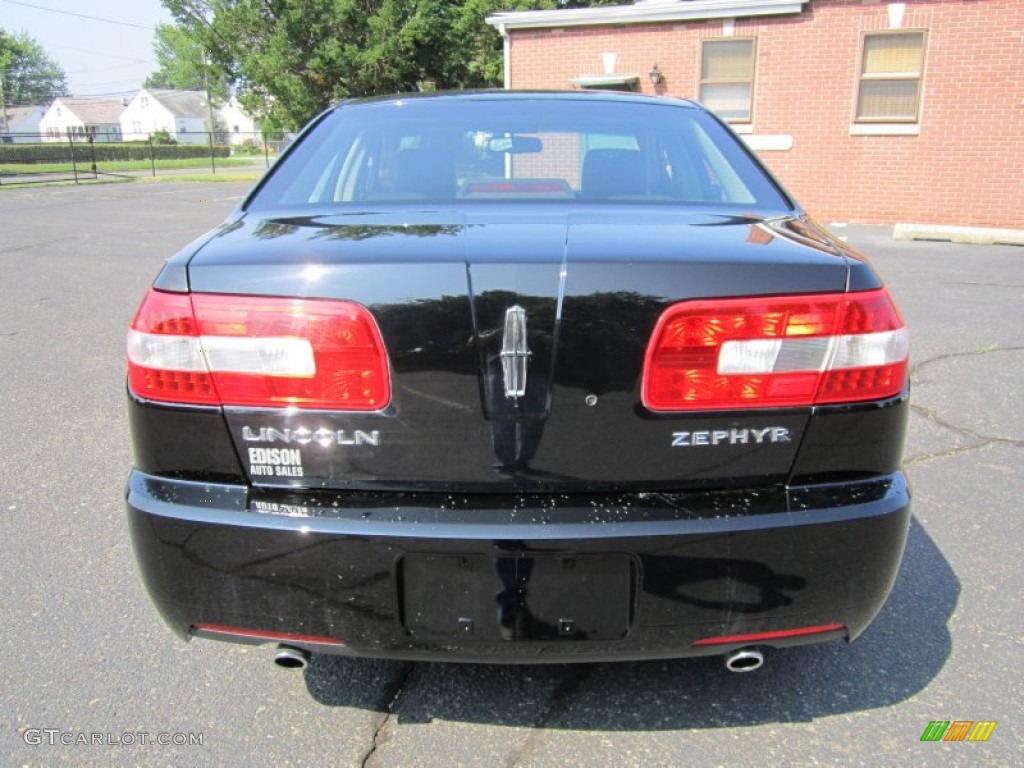 2006 Zephyr  - Black Clearcoat / Dark Charcoal photo #6