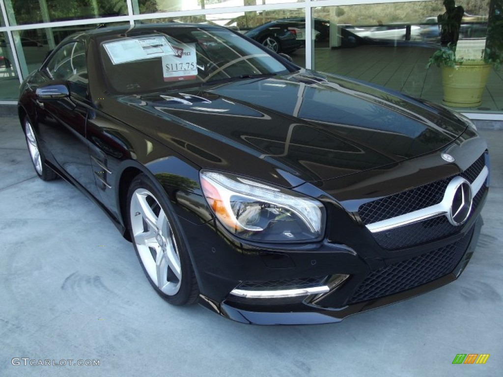 Black 2013 Mercedes-Benz SL 550 Roadster Exterior Photo #68857680