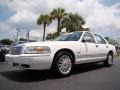 2010 Vibrant White Mercury Grand Marquis LS Ultimate Edition  photo #4