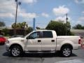 2007 White Sand Tri-Coat Ford F150 Lariat SuperCrew 4x4  photo #5