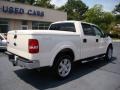 2007 White Sand Tri-Coat Ford F150 Lariat SuperCrew 4x4  photo #8