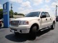 2007 White Sand Tri-Coat Ford F150 Lariat SuperCrew 4x4  photo #30