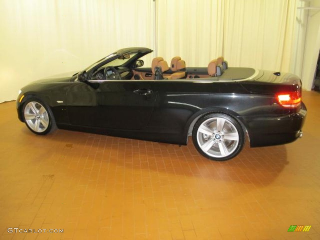 2010 3 Series 335i Convertible - Black Sapphire Metallic / Saddle Brown Dakota Leather photo #8