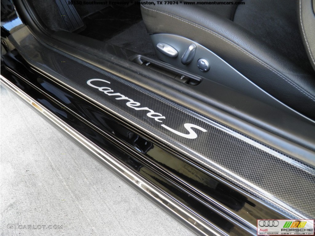 2008 911 Carrera S Cabriolet - Black / Black photo #14