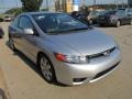 2007 Alabaster Silver Metallic Honda Civic LX Coupe  photo #6