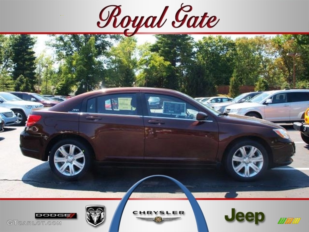 2012 200 Touring Sedan - Deep Auburn Pearl / Black photo #1