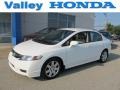 Taffeta White - Civic LX Sedan Photo No. 1