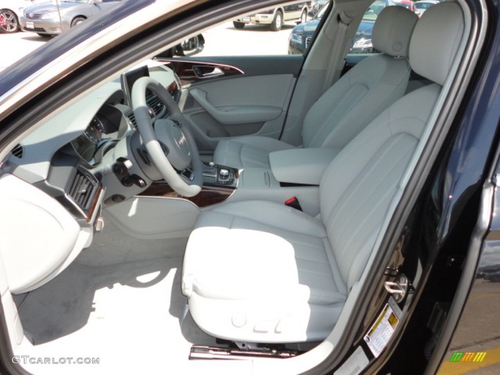 Titanium Gray Interior 2013 Audi A6 3.0T quattro Sedan Photo #68861364