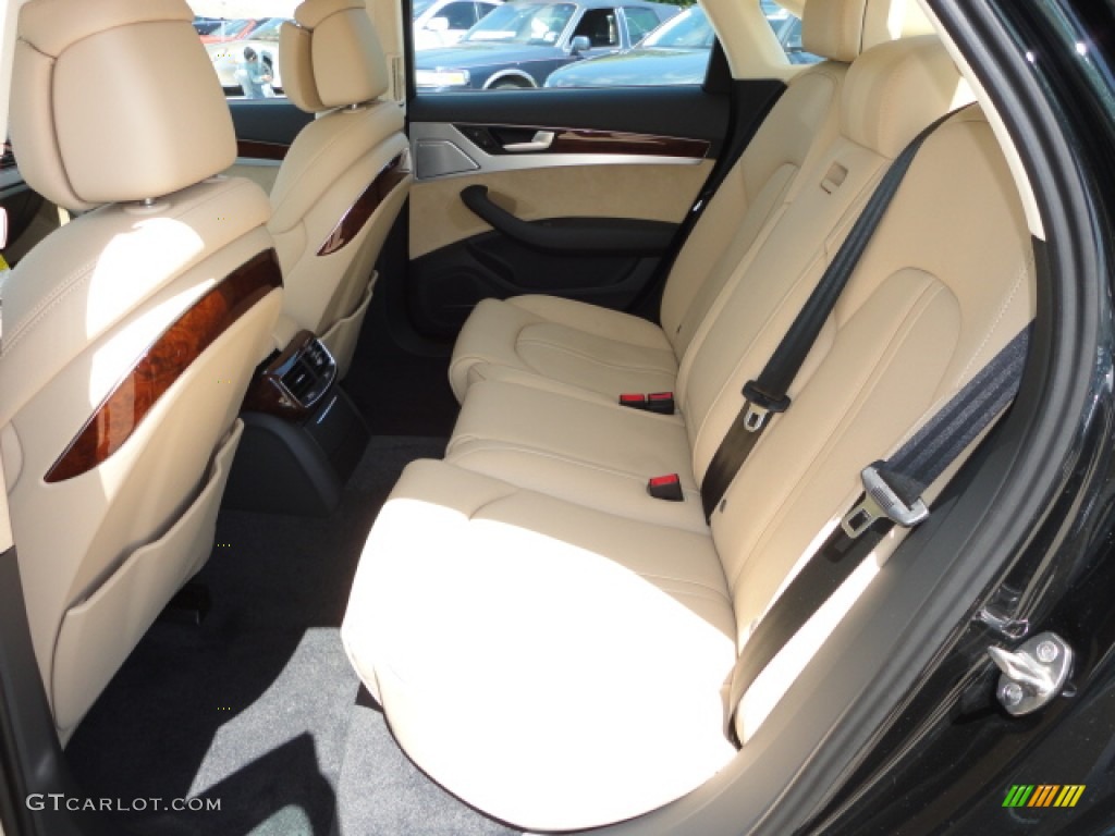 2013 Audi A8 3.0T quattro Rear Seat Photo #68861550