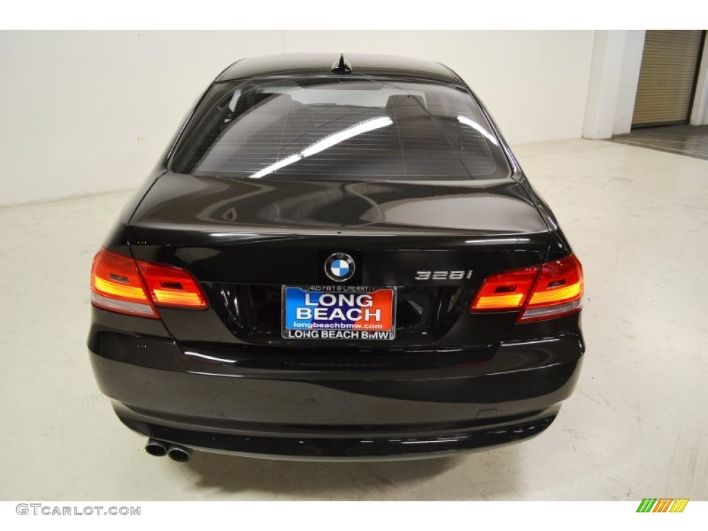 2010 3 Series 328i Coupe - Jet Black / Saddle Brown Dakota Leather photo #6