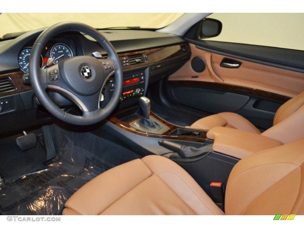 2010 3 Series 328i Coupe - Jet Black / Saddle Brown Dakota Leather photo #10