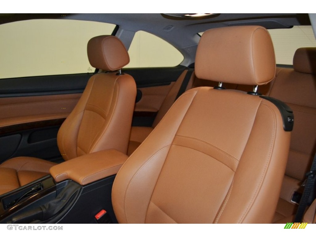 2010 3 Series 328i Coupe - Jet Black / Saddle Brown Dakota Leather photo #12