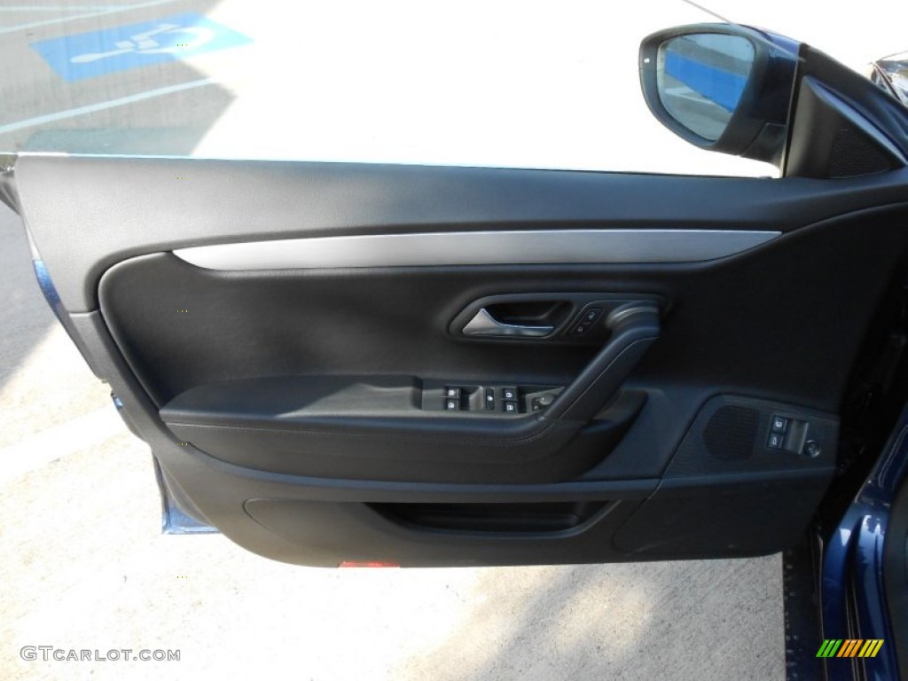 2013 Volkswagen CC Sport Plus Black Door Panel Photo #68862296