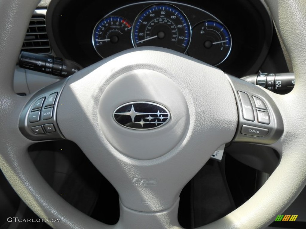 2010 Subaru Forester 2.5 XT Premium Platinum Steering Wheel Photo #68862300