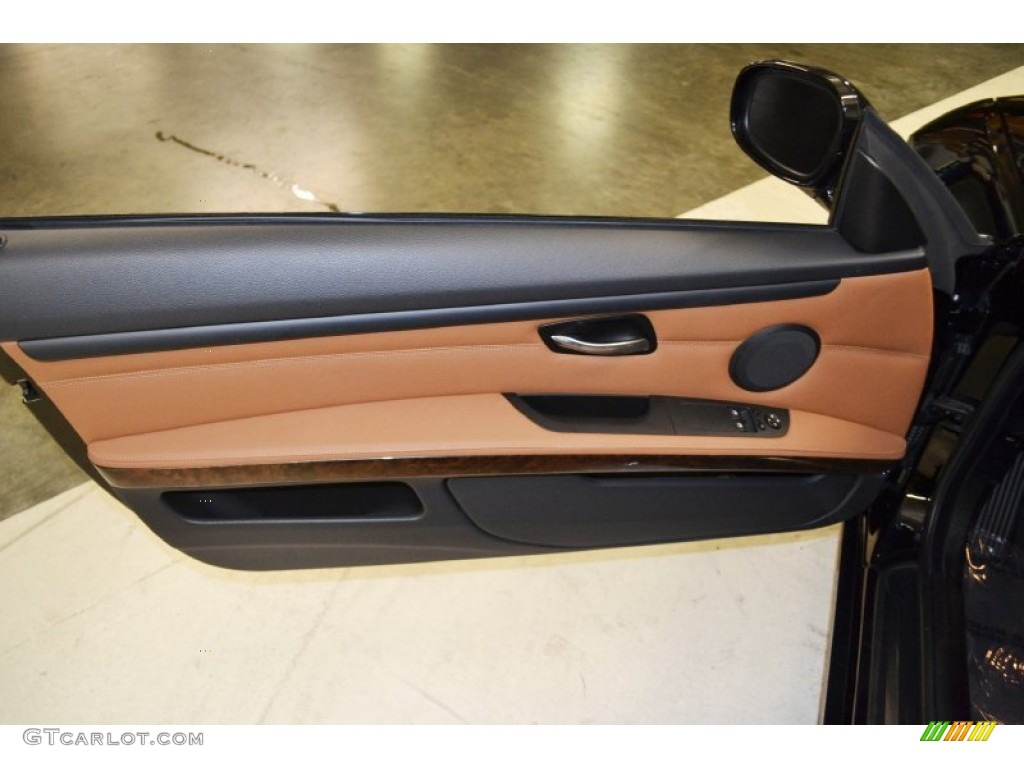 2010 3 Series 328i Coupe - Jet Black / Saddle Brown Dakota Leather photo #14