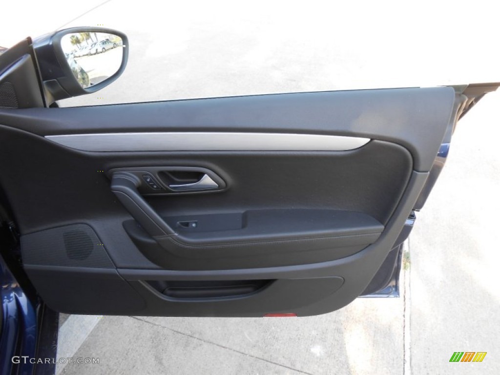 2013 Volkswagen CC Sport Plus Black Door Panel Photo #68862315