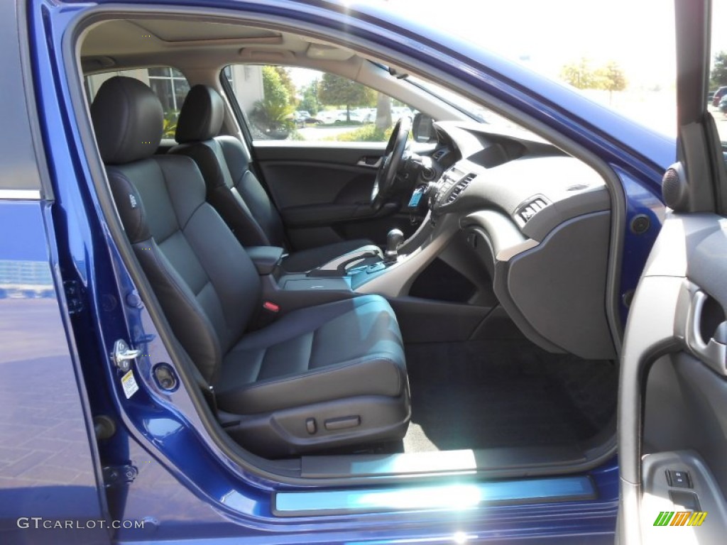 2010 TSX Sedan - Vortex Blue Pearl / Ebony photo #14